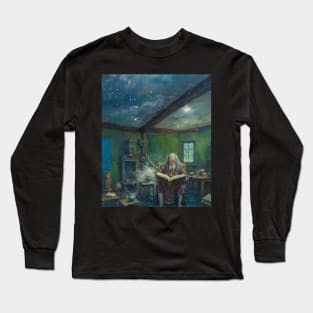 Old Wizard Magical Homestead Long Sleeve T-Shirt